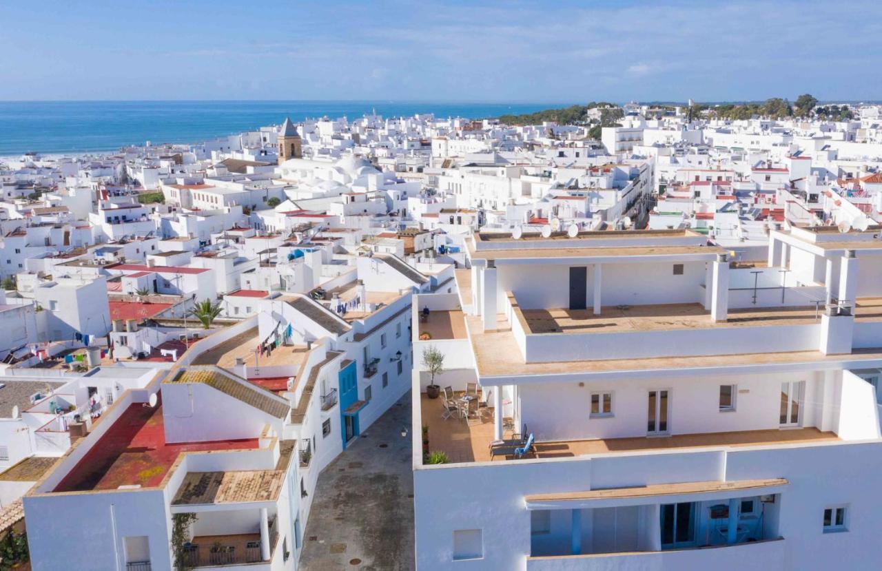 Terraza Trafalgar Apartamento Tipo Penthouse Con Enorme Terraza Y Vistas Al Mar Conil De La Frontera Eksteriør bilde