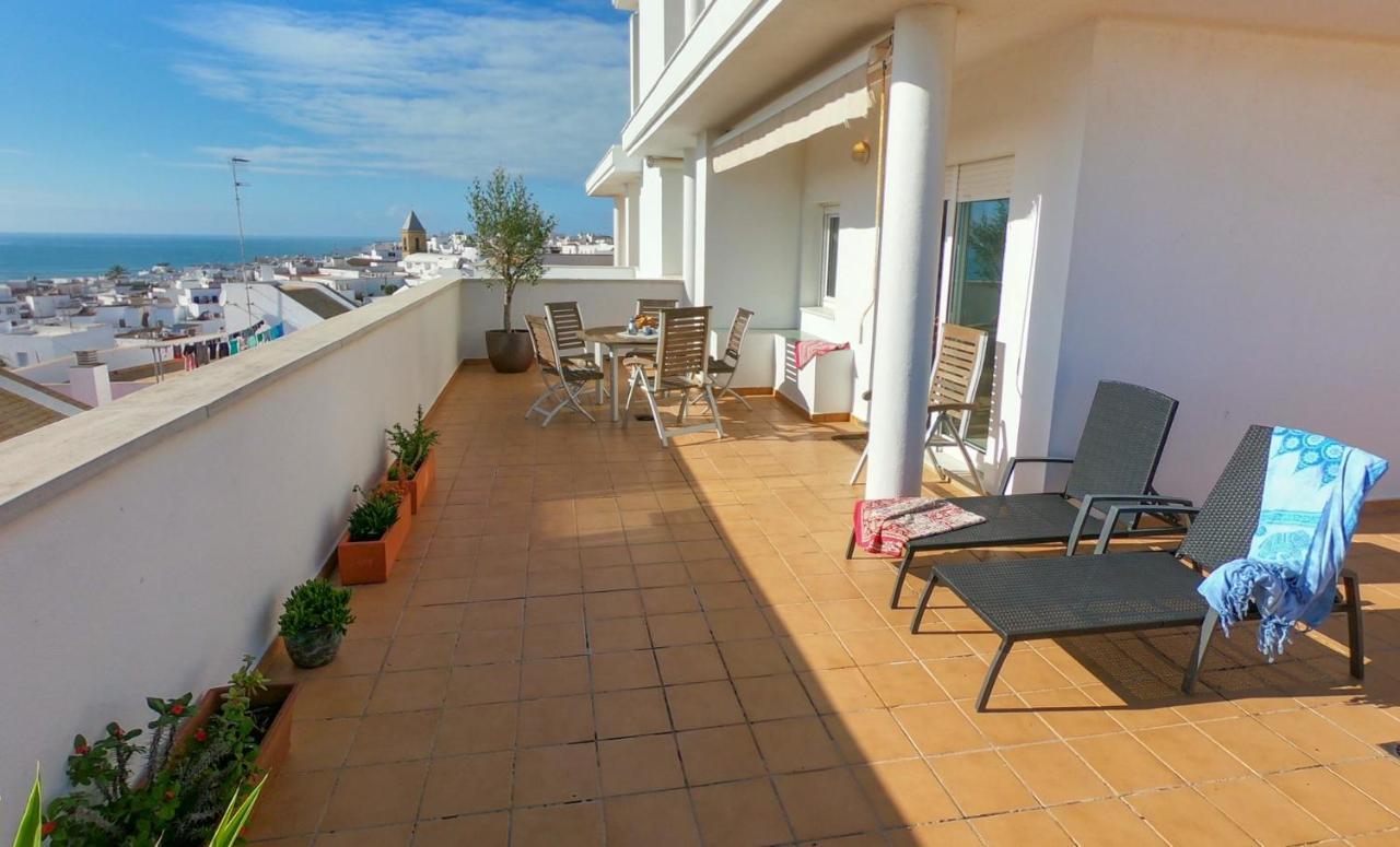 Terraza Trafalgar Apartamento Tipo Penthouse Con Enorme Terraza Y Vistas Al Mar Conil De La Frontera Eksteriør bilde